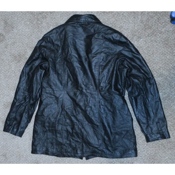 WOMENS OSCAR PIEL PERFECT LEATHER USA JACKET WITH LINER ZIP SIZE XXL - Picture 9 of 13